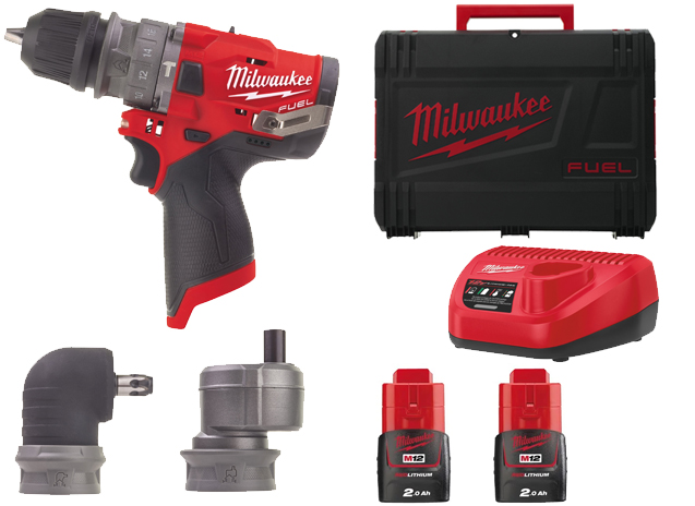 dotazione trapano avvitatore a percussione M12 Fuel FPDX Milwaukee