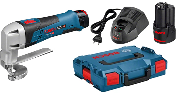 dotazione cesoia lamiera Bosch GSC 12V-13 kit