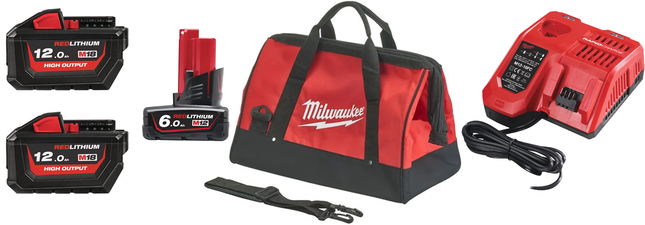 Dotazione Energy Kit HNRG-122 18V Milwaukee