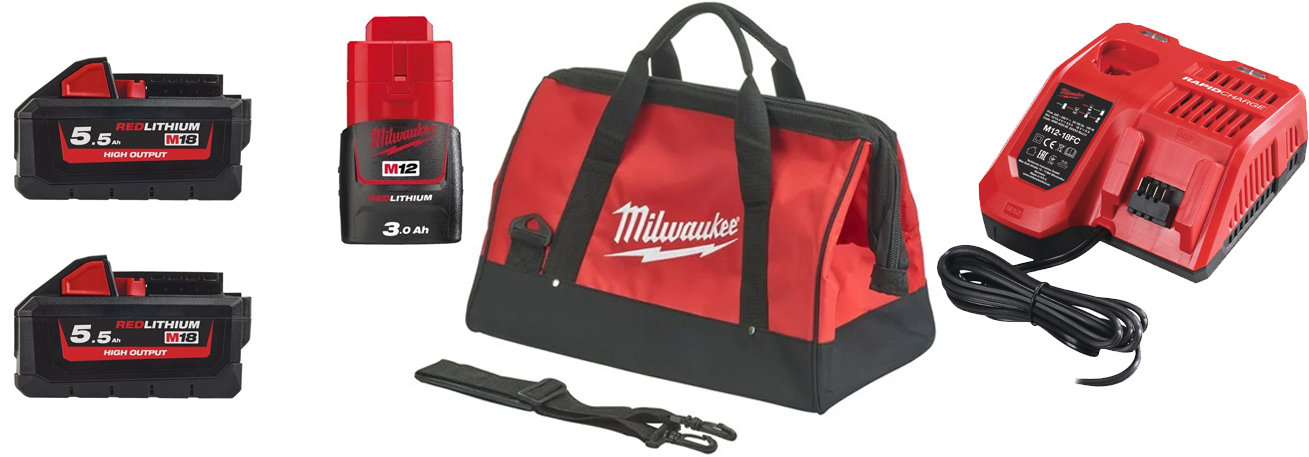 Dotazione Energy Kit HNRG-552 18V Milwaukee