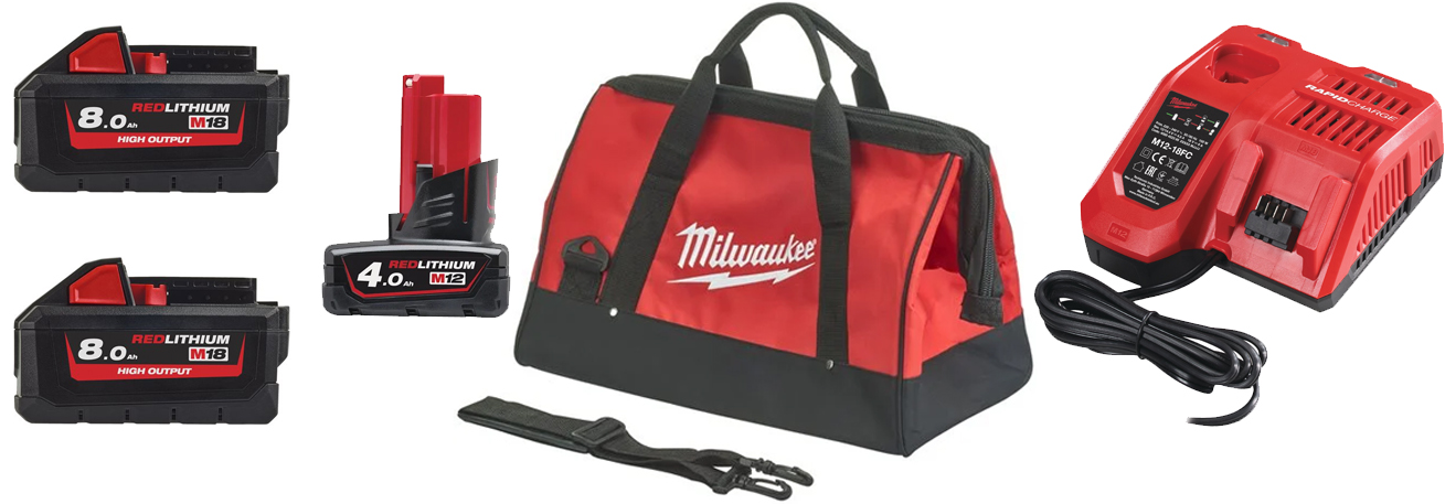 Dotazione Energy Kit HNRG-802 18V Milwaukee