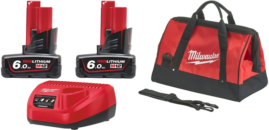 Dotazione Energy Pack NRG-602 12V Milwaukee