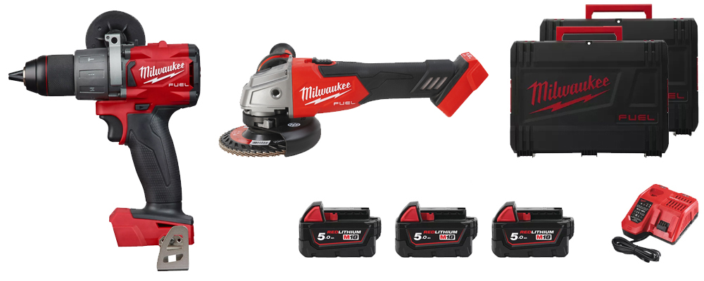 Dotazione trapano smerigliatrice M18 FUEL Milwaukee