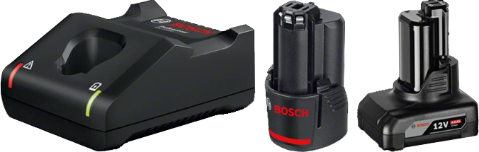 dotazione set batteria Bosch GBA 12V 2.0Ah Professional