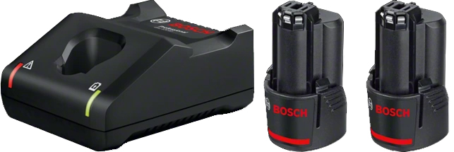 dotazione set batteria Bosch GBA 12V 2.0Ah Professional