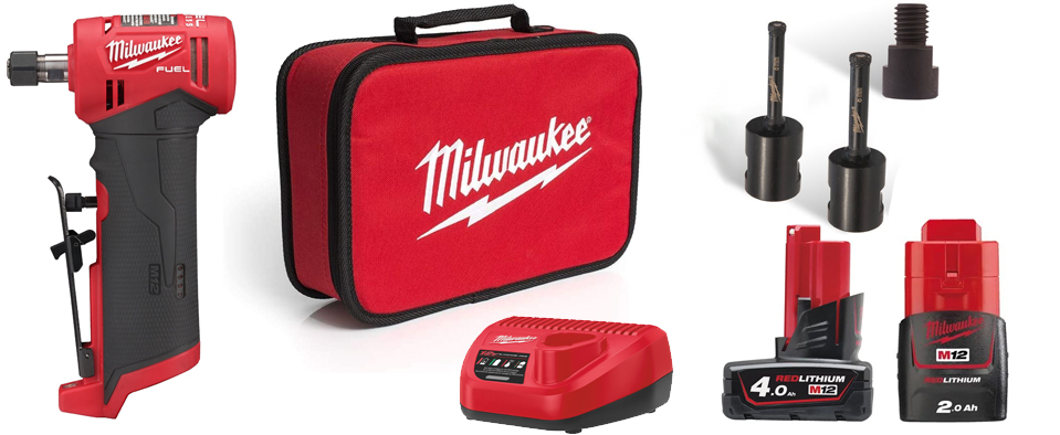 dotazione smerigliatrice angolare M12 Fuel FDGA Milwaukee