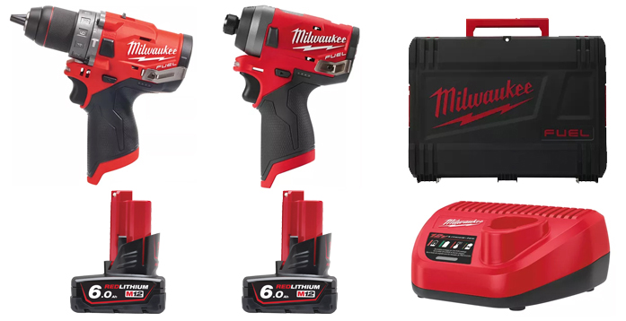 Dotazione trapano percusisone M12 FUEL FPD Milwaukee