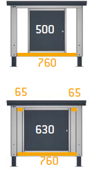 configurazione banco 1000 mm