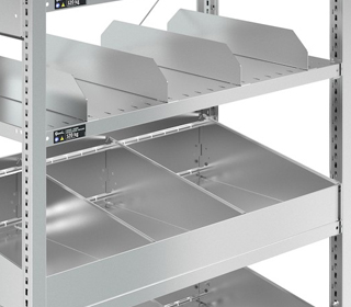 Caratteristiche scaffale System ST Fami ripartizione libera