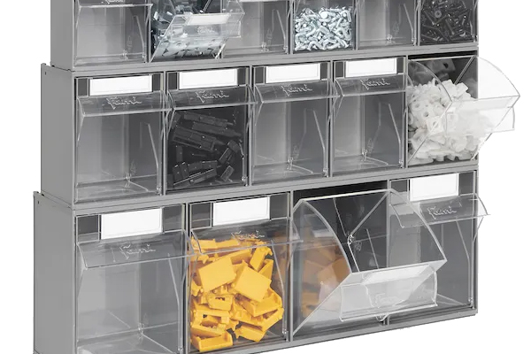 Caratteristiche scaffali Visual Box Fami alta visibilità
