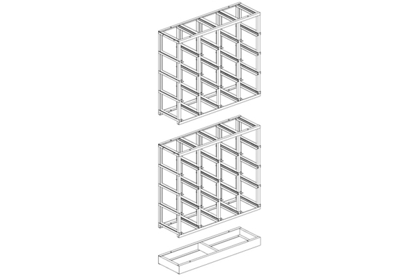 Caratteristiche scaffali porta gomme Fami modulare
