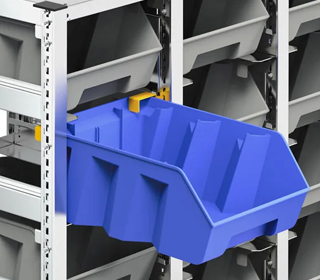 Caratteristiche scaffale con slitte System ST Fami slitte
