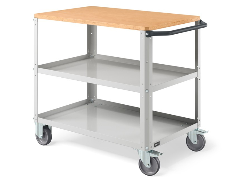 onlyfire Carrello per Barbecue, carrello grill in acciaio inox con tavolo grill con ampia superficie di lavoro e tavolino laterale per il giardino e l'esterno(96 * 64 * 81cm