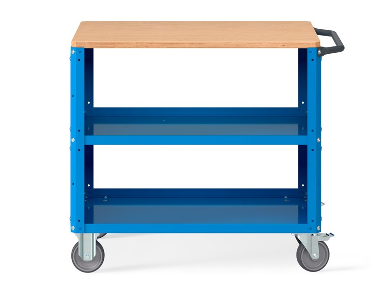 kaiserkraft Carrello a ripiani per ufficio portata 150 kg