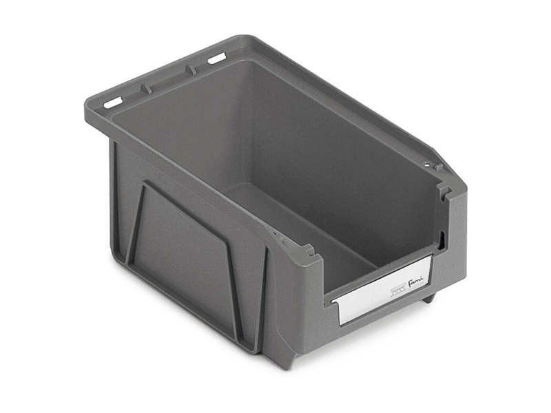 Contenitori bocca di lupo per scaffale Fami Picking Box Mythos 104x164x75mm in PP riciclato(48pz)