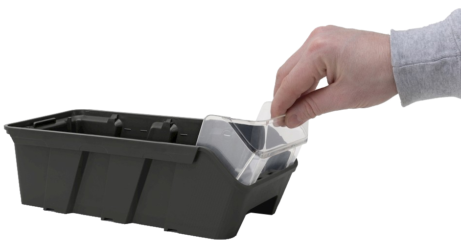 Dettaglio frontalino per contenitori RK Box Air Fami Fami