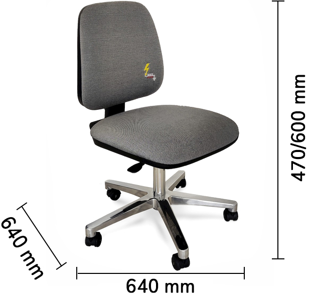 Dimensione sedia antistatica Fami