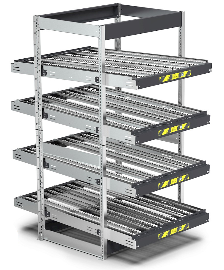 Dotazione scaffale FIFO 4 telai ST1102 Fami