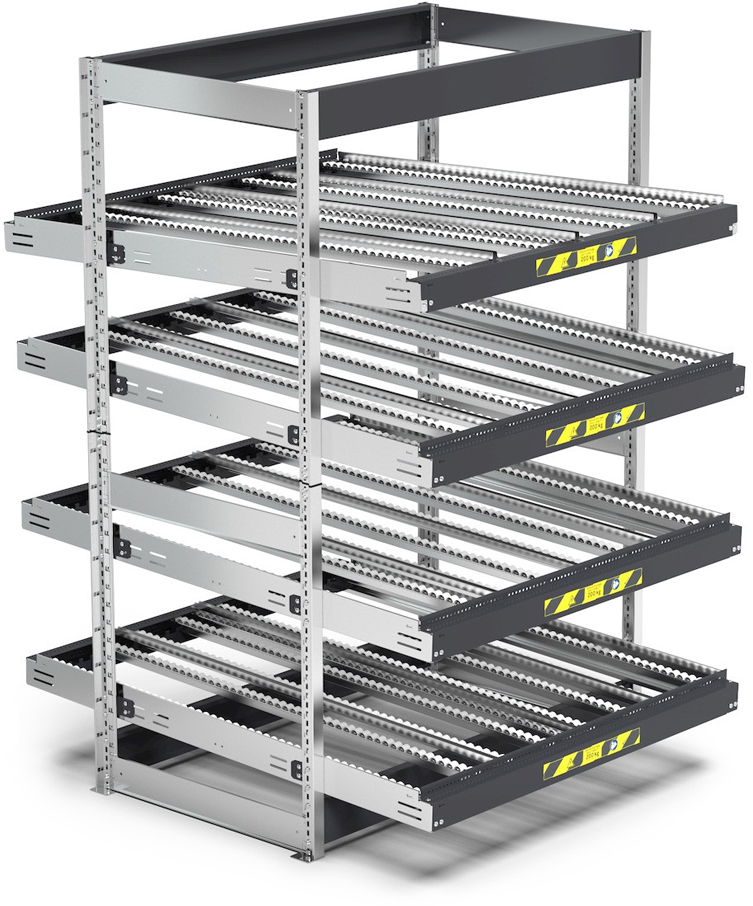 Dotazione scaffale FIFO 4 telai ST1402 Fami