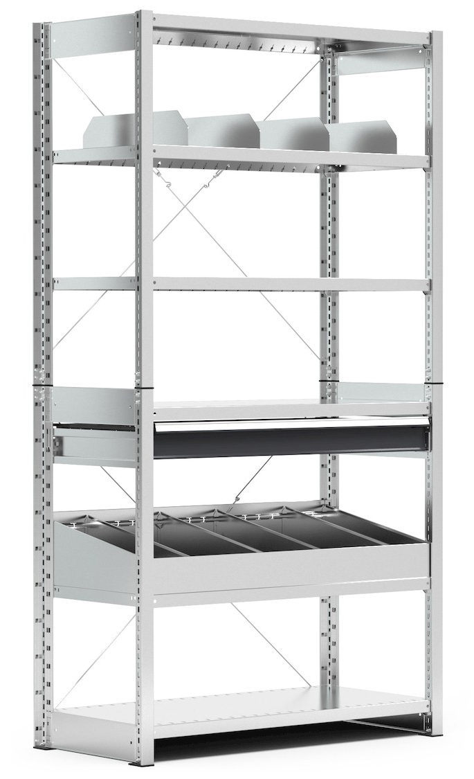Dotazione scaffale con divisori System ST ST1024 Fami