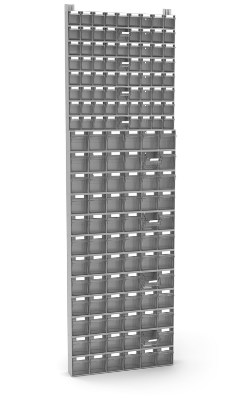 Dotazione scaffale porta minuteria Visual Box 144 cassetti Fami