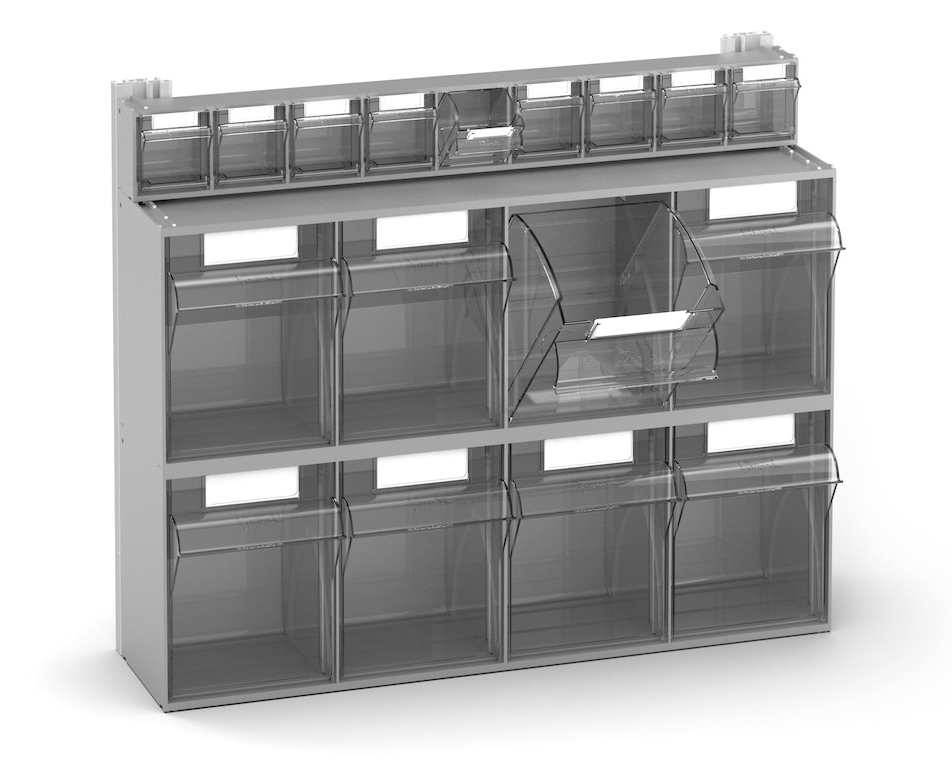 Dotazione scaffale porta minuteria Visual Box 17 cassetti Fami