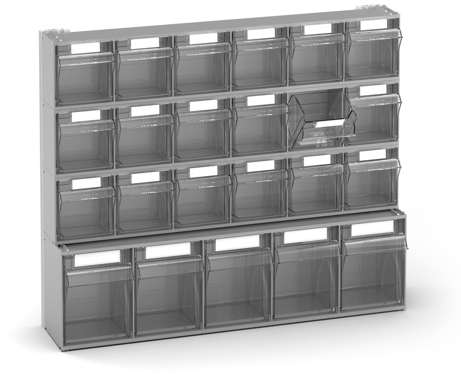 Dotazione scaffale porta minuteria Visual Box 23 cassetti Fami