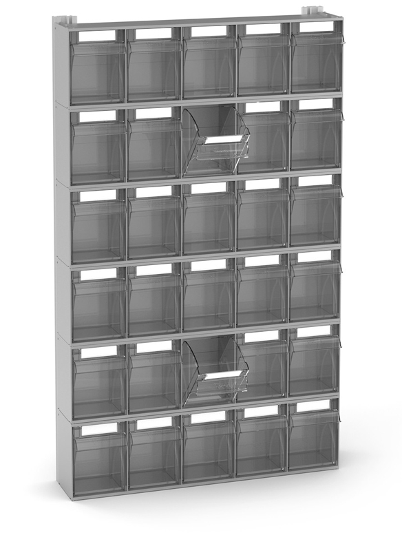 Dotazione scaffale porta minuteria Visual Box 30 cassetti Fami
