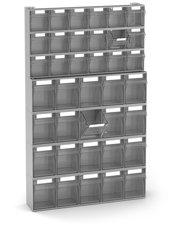 Dotazione scaffale porta minuteria Visual Box 38 cassetti Fami