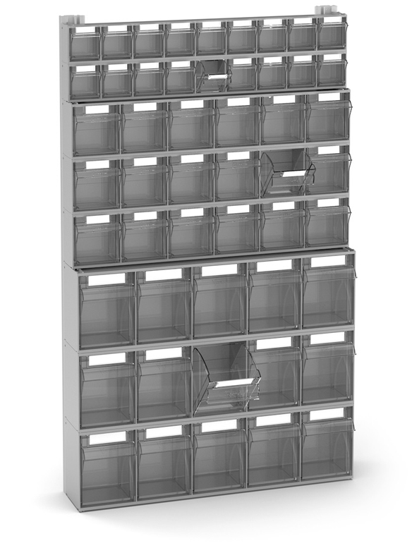 Dotazione scaffale porta minuteria Visual Box 51 cassetti Fami