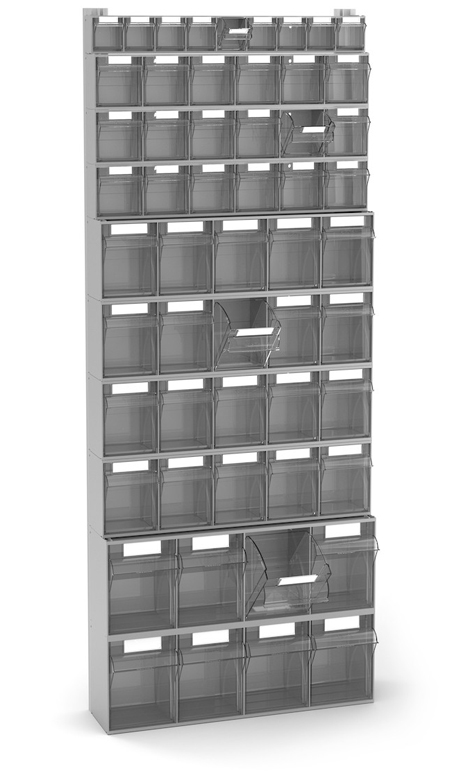 Dotazione scaffale porta minuteria Visual Box 55 cassetti Fami