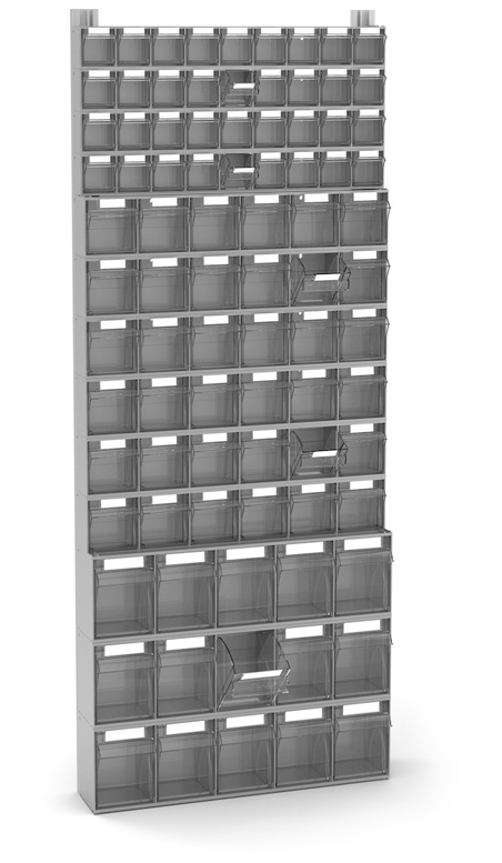 Dotazione scaffale porta minuteria Visual Box 87 cassetti Fami