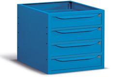 dotazione cassettiera 4 cassetti