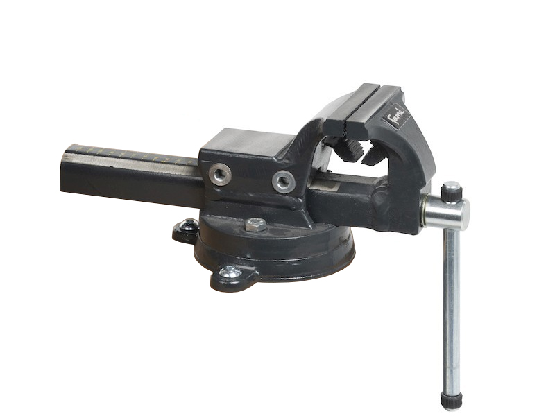 Morsa girevole con ganasce stringitubo Fami per carrello porta utensili Linea 391