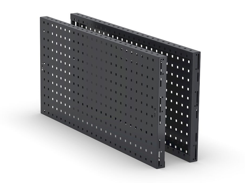 Pannelli forati per banco da lavoro Fami 950x40x456mm foro quadro 10x10mm(2pz)