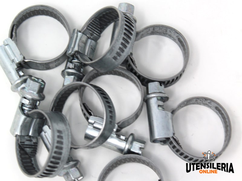 30 pezzi 9-16mm 16mm-25mm e 6 Ognuno Varie Dimensioni - Diametro Regolabile per Fascette Stringitubo in Acciaio Iossidabile 12 Ognuno Morsetti per Viti Senza Fine in Metallo 21-44mm MZMing 