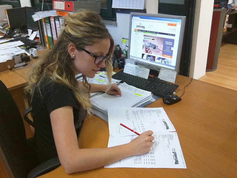 Personale per l'assistenza sugli ordini online
