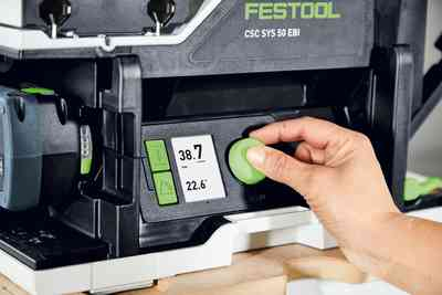 Caratteristiche banco sega CSC SYS 50 Festool