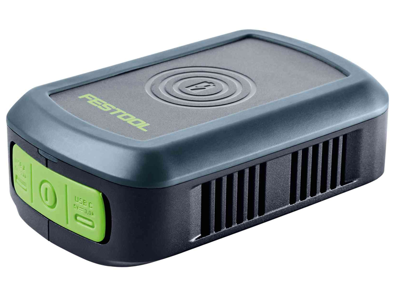 Caricabatterie portatile Festool PHC 18 per ricarica wireless di