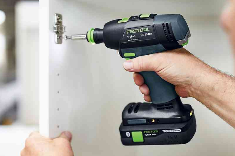 Utilizzo batteria High Power BP 18 Festool