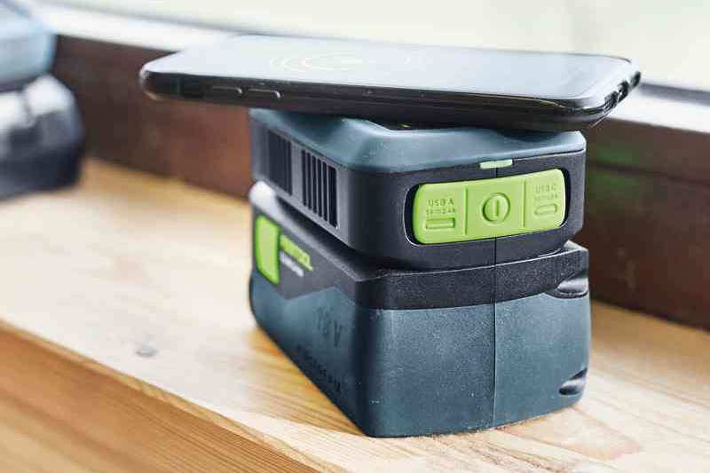 Utilizzo caricabatteria per cellulare PHC18 Festool