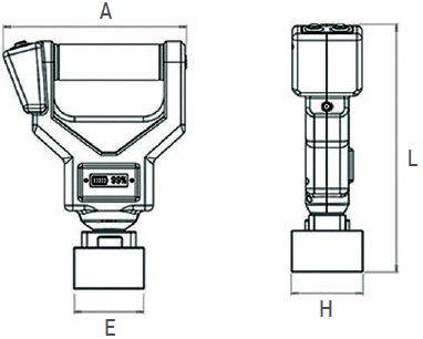 Schema tecnico impugnatura magnetica Finat IMB