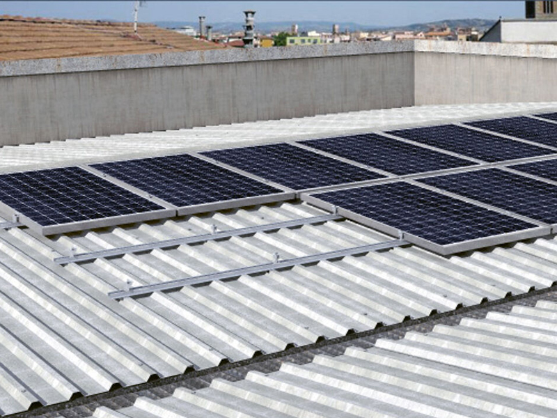 Profilo in alluminio Fischer Solar Flat 4,85mt per pannelli