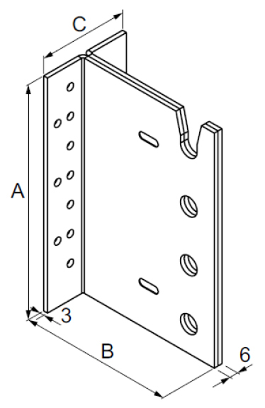 Schema tecnico Fischer staffa XJHI