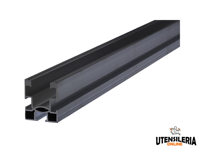 Profilo in alluminio 40x42mm spessore 2mm per fissaggio dei pannelli  fotovoltaici su tetti in tegola, barra di lunghezza 3000mm - Sunloop