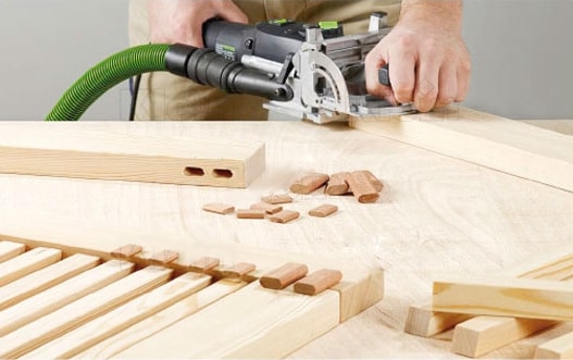 Giunzione domino con fresatrice festool