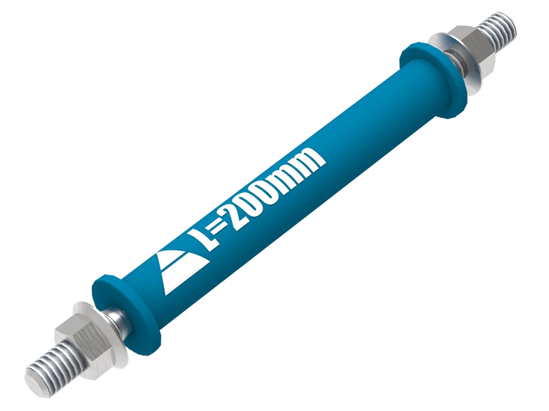 Connettore per tavoli di saldatura GPPH 200mm sistema fori 16mm