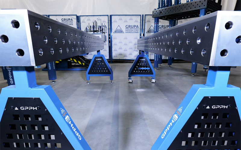Dettaglio planarità supporto per saldatura SteelMax GPPH