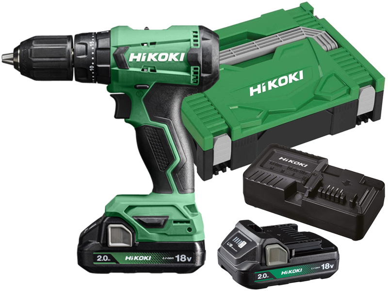 Trapano avvitatore con percussione Hikoki DV18DA 18V coppia 50Nm in Kit