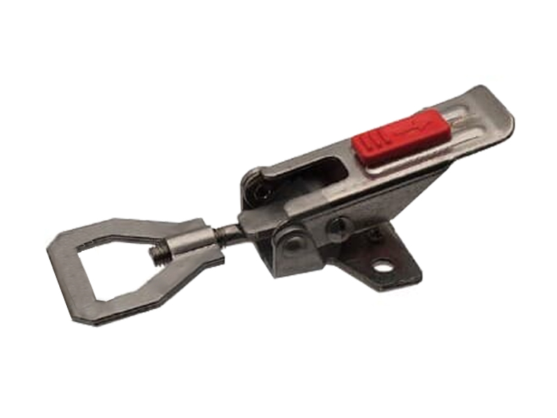 Chiusure a leva regolabili Homberger NFS/2 acciaio nichelato con arresto sicurezza, 250daN(10pz)